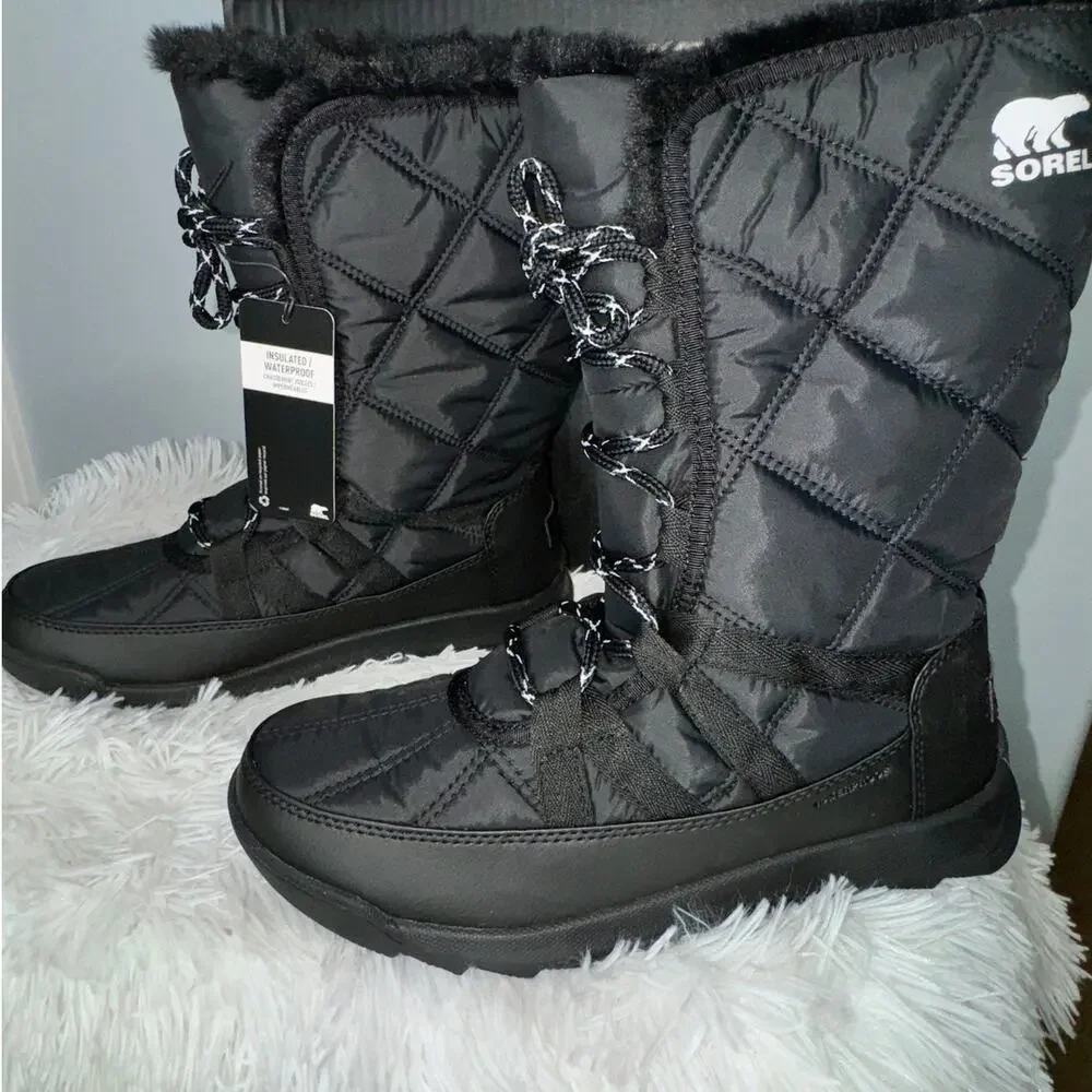 SOREL Whitney II Tall Lace Boots Size 6.5 NEW